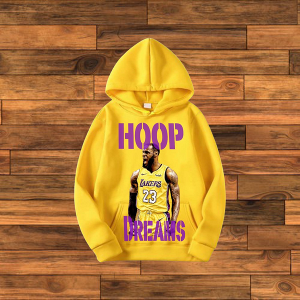 Hoop Dreams Yellow Hoodie